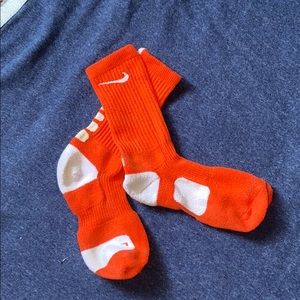 Orange Nike Elite Socks